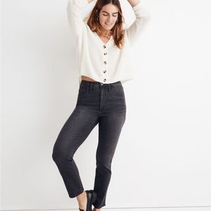 MADEWELL CURVY HIGH-RISE SLIM STRAIGHT JEANS IN RICHGROVE WASH
